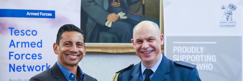 Tesco re-pledges its support for the Armed Forces Community cover image